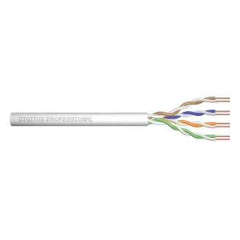 DIGITUS Cable de instalación - Cat 5e - U-UTP - 305 m - gris
