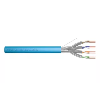 DIGITUS Cable de instalación - CAT6a - U/FTP - AWG 23/1 - 305 m - azul