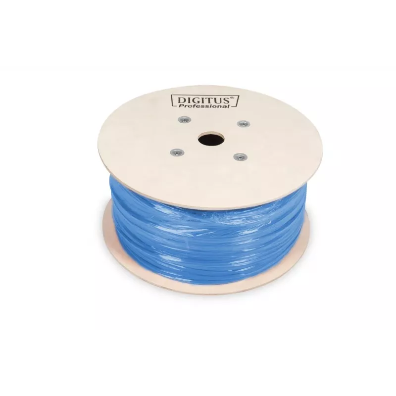 DIGITUS Cable de instalación - CAT6a - U/FTP - AWG 23/1 - 305 m - azul
