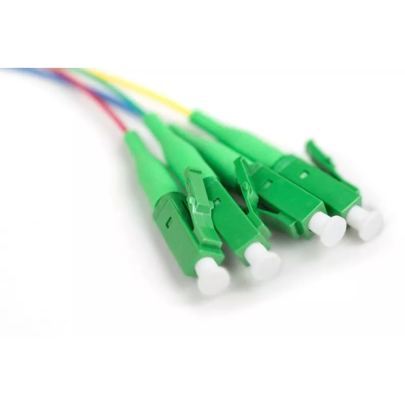 DIGITUS Cable drop FTTH - monomodo 4 fibras LC/APC G.657.A2 50m