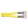 DIGITUS Cable de instalación - CAT 7A - S/FTP - AWG 22/1 dúplex - 500m - amarillo - B2ca
