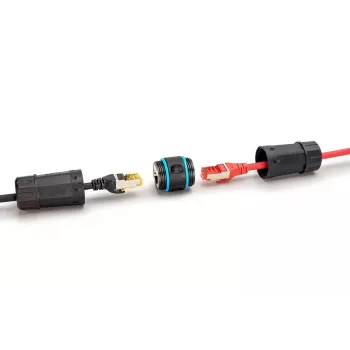 Cable de red Digitus DN-93905-OD RJ45 a RJ45 CAT 6A 1m negro