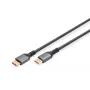 DIGITUS Cable de conexión DisplayPort 2.1 PREMIUM - M/M 1m 16K UHD 80G carcasa de aluminio