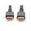 DIGITUS Cable de conexión DisplayPort 2.1 PREMIUM - M/M 1m 16K UHD 80G carcasa de aluminio