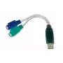 Adaptador DIGITUS de USB a 2x PS/2 (DA-70118)