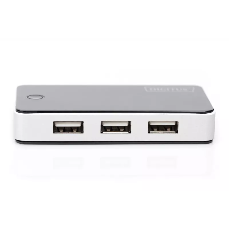 Hub USB 2.0 de 7 puertos DIGITUS Negro (da-70222)