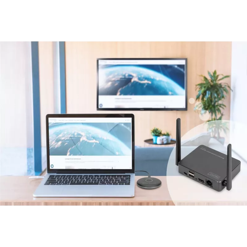 Transmisor HDMI inalámbrico DIGITUS TX unidad adicional para DS-55317