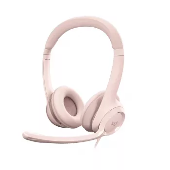 Auriculares LOGITECH - H390 - USB-A - Rosa
