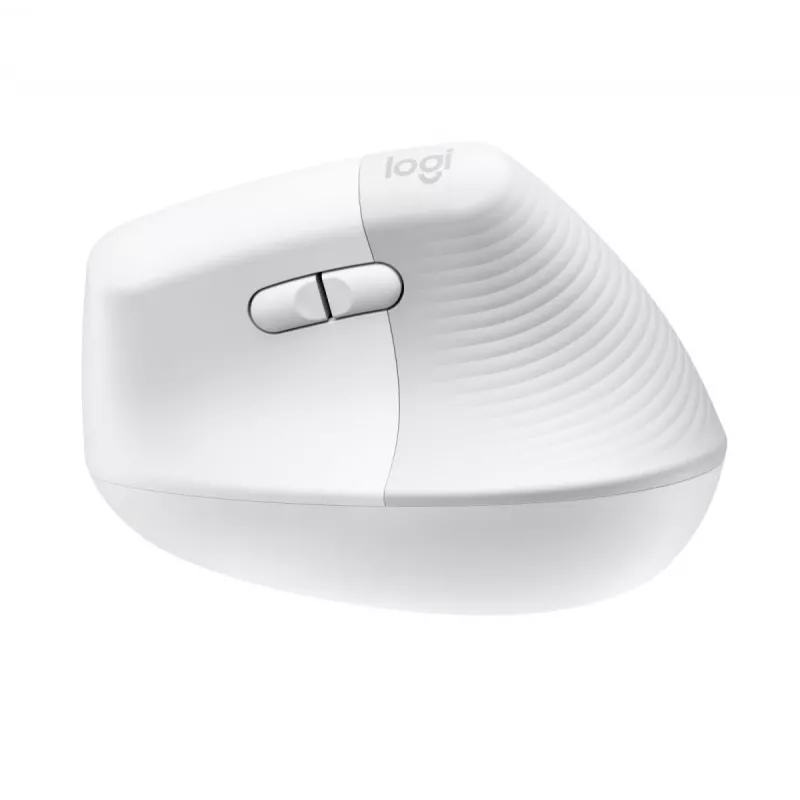 LOGITECH Lift para Mac Ratón Ergonómico Vertical - Off-White/Gris Pálido - EMEA