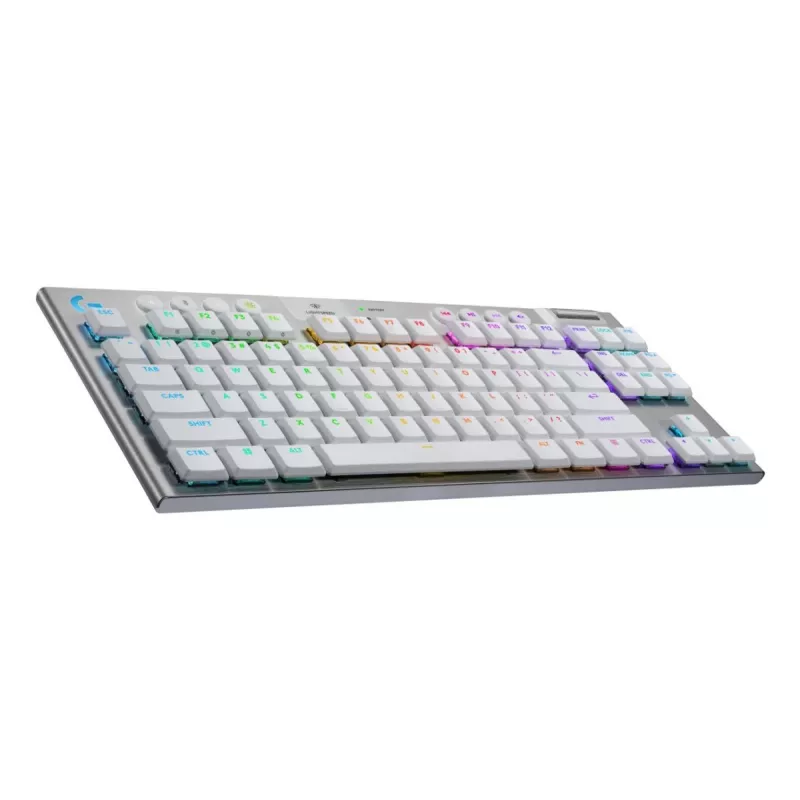 Teclado gaming inalámbrico de perfil bajo LOGITECH G915 X Lightspeed TKL Blanco Tactile - Qwertz Alemán