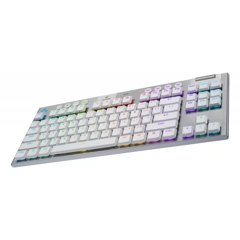 Teclado gaming inalámbrico de perfil bajo LOGITECH G915 X Lightspeed TKL Blanco Tactile - Qwertz Alemán