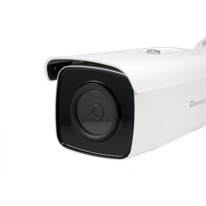 LevelOne GEMINI cámara IP fija, 6 MP, H.265, 802.3AF, POE, LED IR 60 METROS, INTERIOR/EXTERIOR