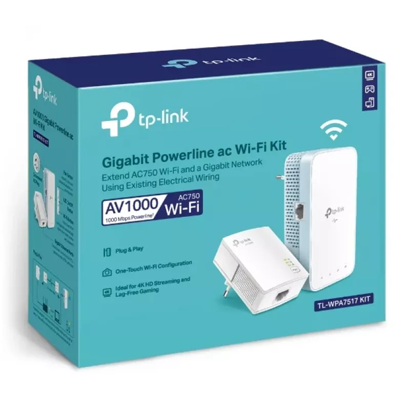 TP-Link TL-WPA7519 KIT 1000 Mbit/s Ethernet LAN Wi-Fi Blanco 2 uds.