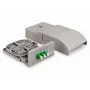 DIGITUS unidad de distribución doméstica FTTH. 3x LC/APC Dúplex OS2. IP54. Listo para empalme