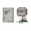 DIGITUS unidad de distribución doméstica FTTH. 3x LC/APC Dúplex OS2. IP54. Listo para empalme