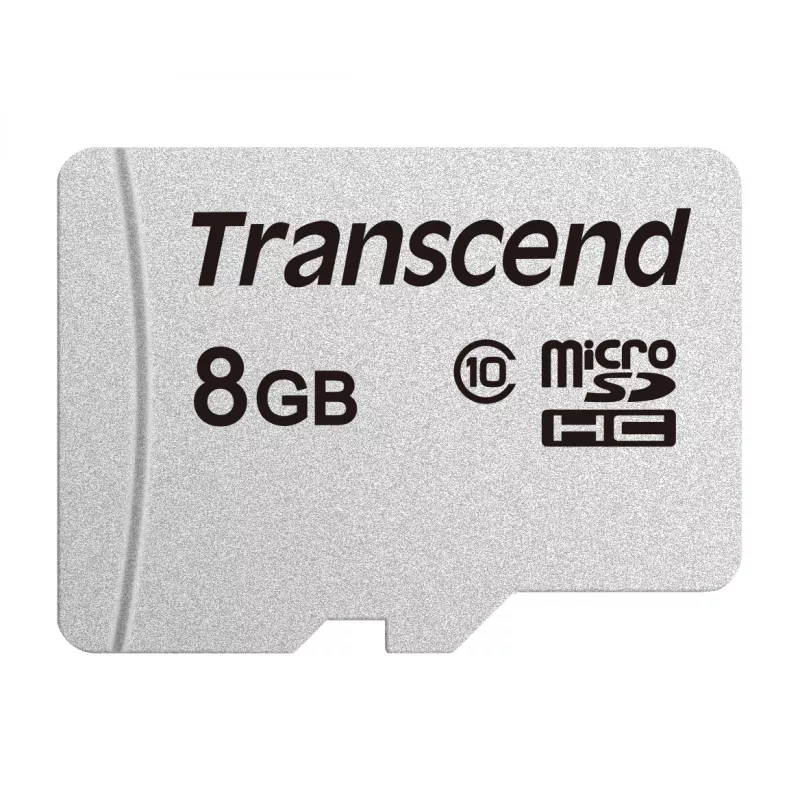 TRANSCEND Tarjeta Micro-SDHC 300S 8GB UHS-I U1 sin adaptador