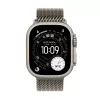 APPLE Watch Ultra 3 GPS + Cellular 49 mm Carcasa Natural Titanium con Natural Titanium Milanese Loop
