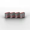 Lindy Bloqueador de puertos USB (sin llave) – pack de 10, Rosa, Bloqueador de puertos, USB Type-A, Rosa, Acrilonitrilo Butadieno Estireno (ABS), 10 uds., Bolsa de plástico