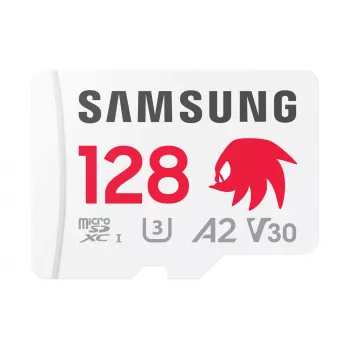 Tarjeta de memoria MicroSDXC Samsung MB-MD128S, 128 GB, UHS-I, Class 10, U3, Lectura hasta 180 MB/s, Escritura 130 MB/s