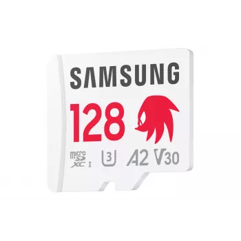 Tarjeta de memoria MicroSDXC Samsung MB-MD128S, 128 GB, UHS-I, Class 10, U3, Lectura hasta 180 MB/s, Escritura 130 MB/s
