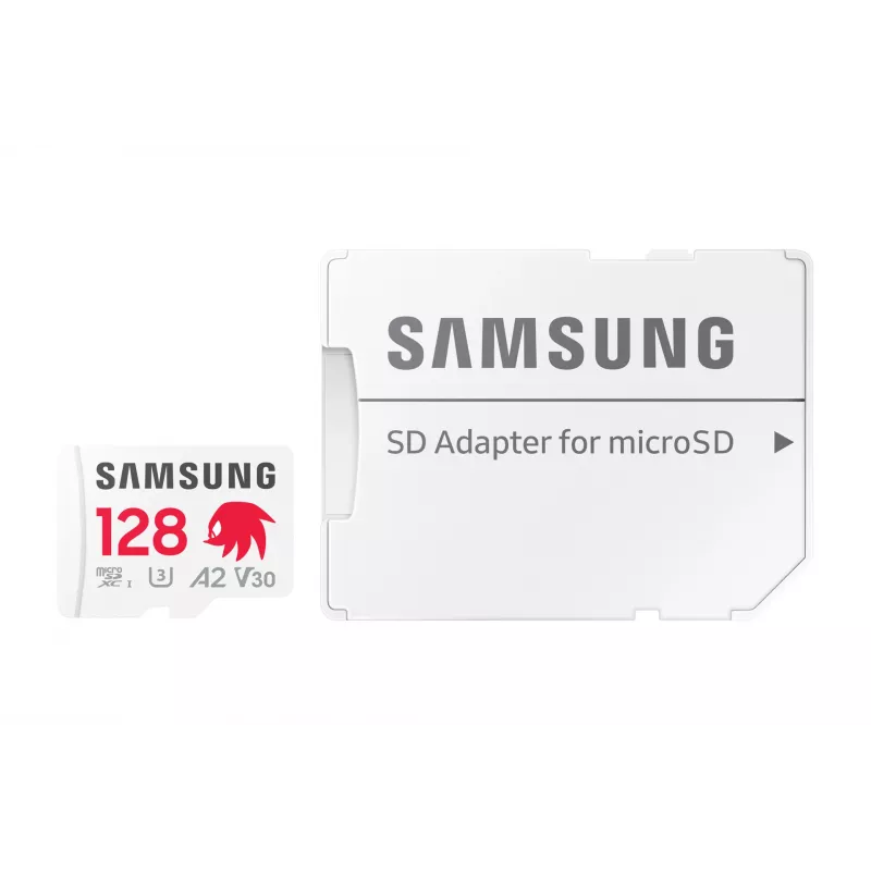 Tarjeta de memoria MicroSDXC Samsung MB-MD128S, 128 GB, UHS-I, Class 10, U3, Lectura hasta 180 MB/s, Escritura 130 MB/s
