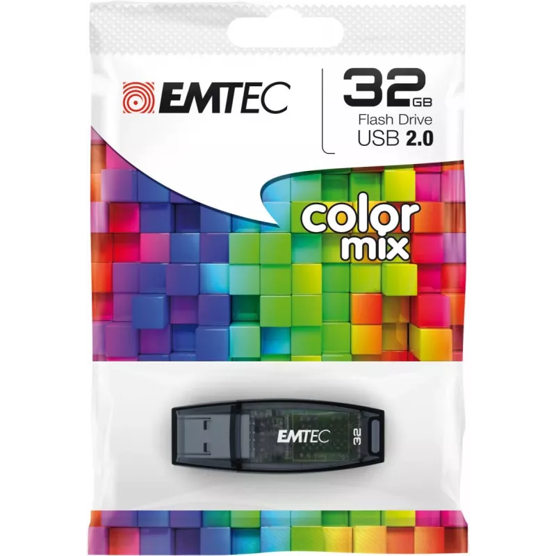 EMTEC C410 Color Mix - 32GB Memoria USB - USB 2.0 - Azul