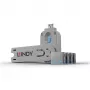 Lindy 40452 set de bloqueadores de puertos USB Tipo A, 4 bloqueos con llave, azul