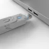 Lindy 40452 set de bloqueadores de puertos USB Tipo A, 4 bloqueos con llave, azul
