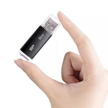 SILICON POWER Ultima U02 - 32 GB Memoria USB - USB 2.0 - Negro