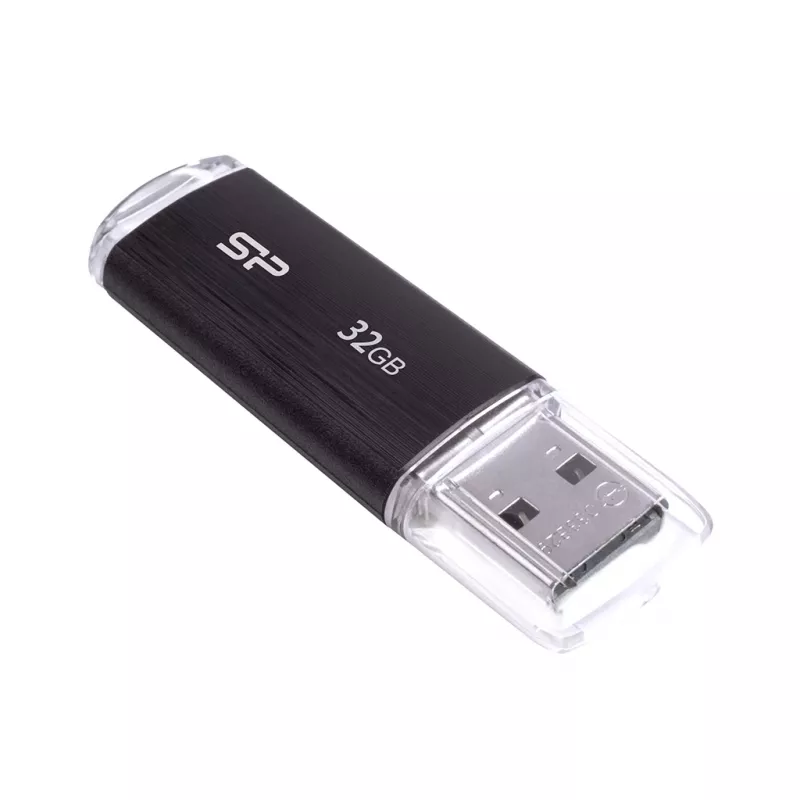 SILICON POWER Ultima U02 - 32 GB Memoria USB - USB 2.0 - Negro