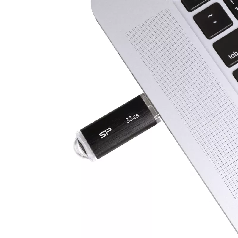 SILICON POWER Ultima U02 - 32 GB Memoria USB - USB 2.0 - Negro