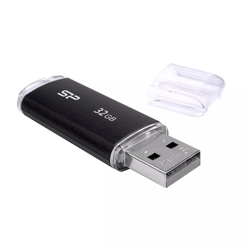 SILICON POWER Ultima U02 - 32 GB Memoria USB - USB 2.0 - Negro