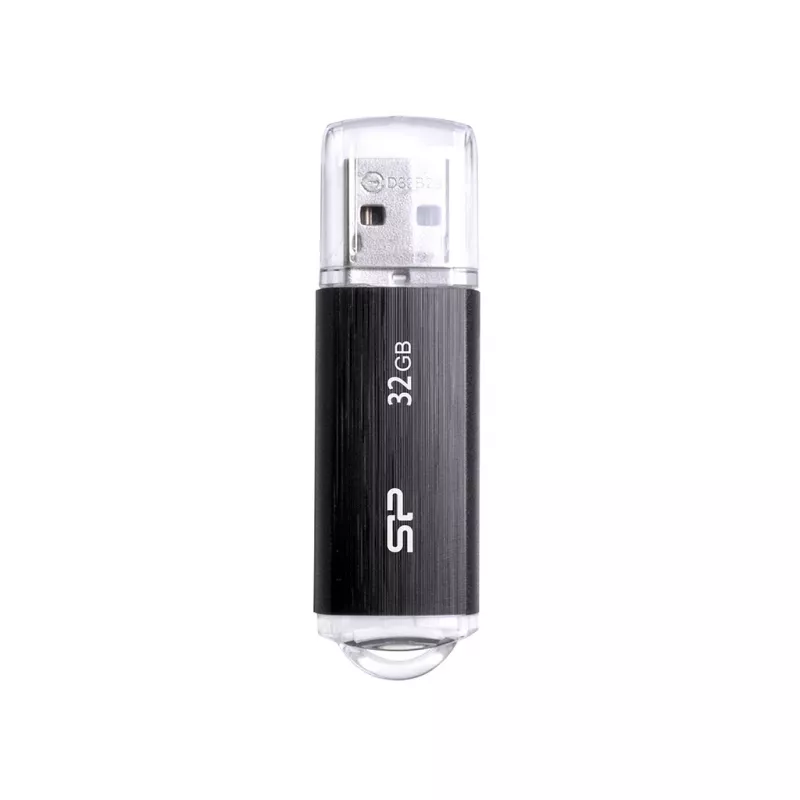 SILICON POWER Ultima U02 - 32 GB Memoria USB - USB 2.0 - Negro