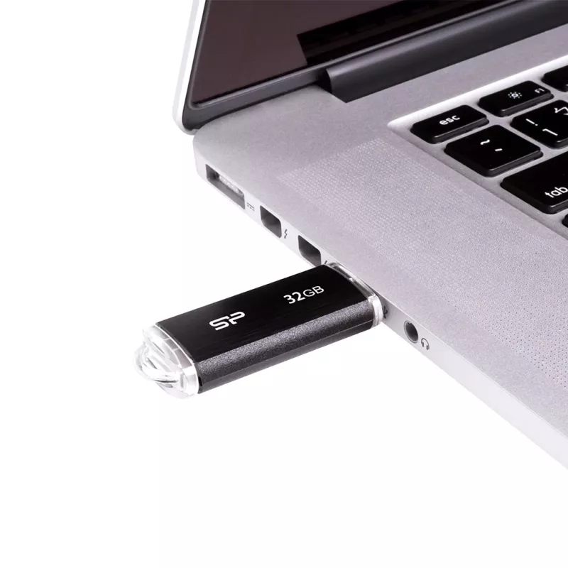 SILICON POWER Ultima U02 - 32 GB Memoria USB - USB 2.0 - Negro
