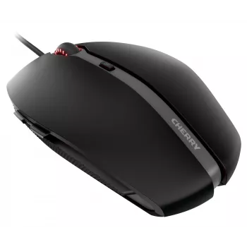 CHERRY GENTIX 4K Ratón con cable, negro, USB, ambidiestro, óptico, USB, 3600 DPI, negro