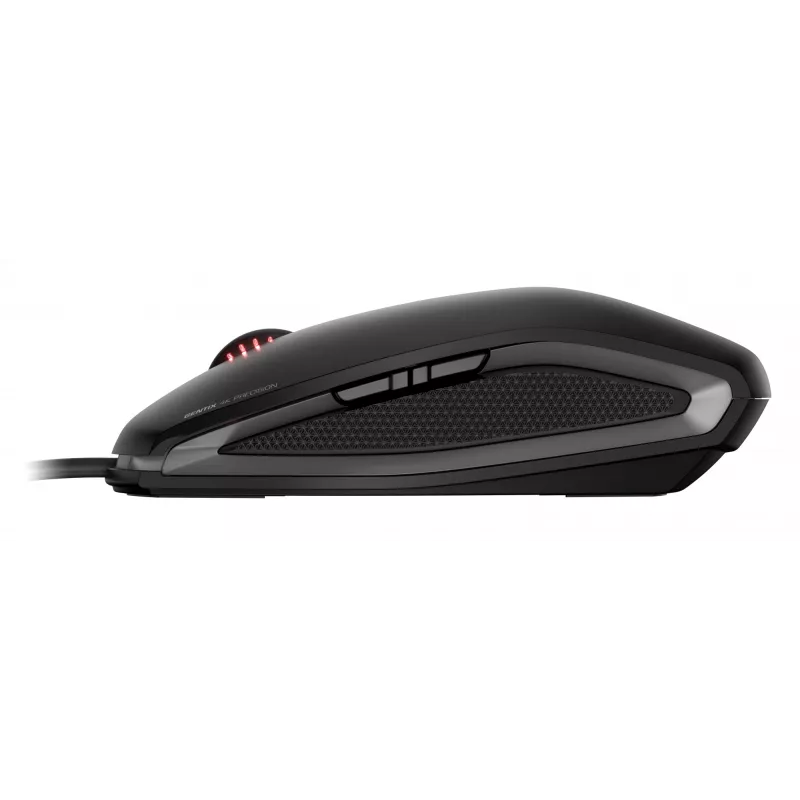 CHERRY GENTIX 4K Ratón con cable, negro, USB, ambidiestro, óptico, USB, 3600 DPI, negro