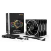 be quiet! Light Wings ventilador ARGB PWM High-Speed de 120 mm, negro, pack de 3