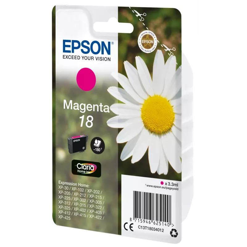 Epson Daisy pack individual magenta 18 tinta Claria Home