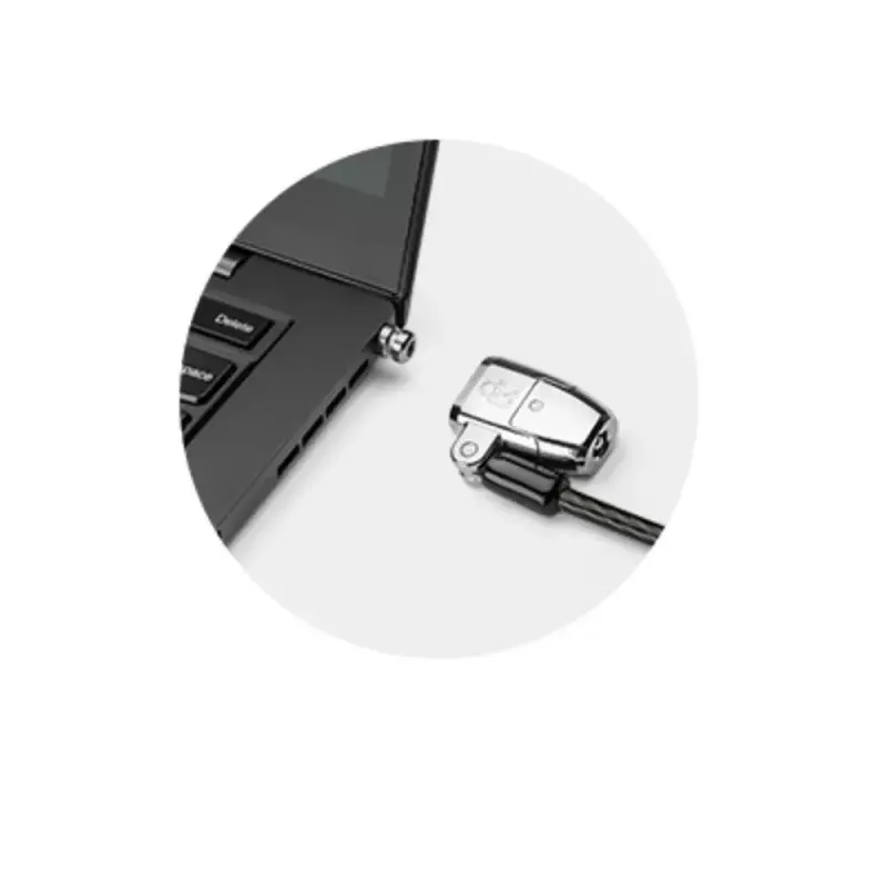 Candado universal con llave Kensington ClickSafe 2.0 para portátiles