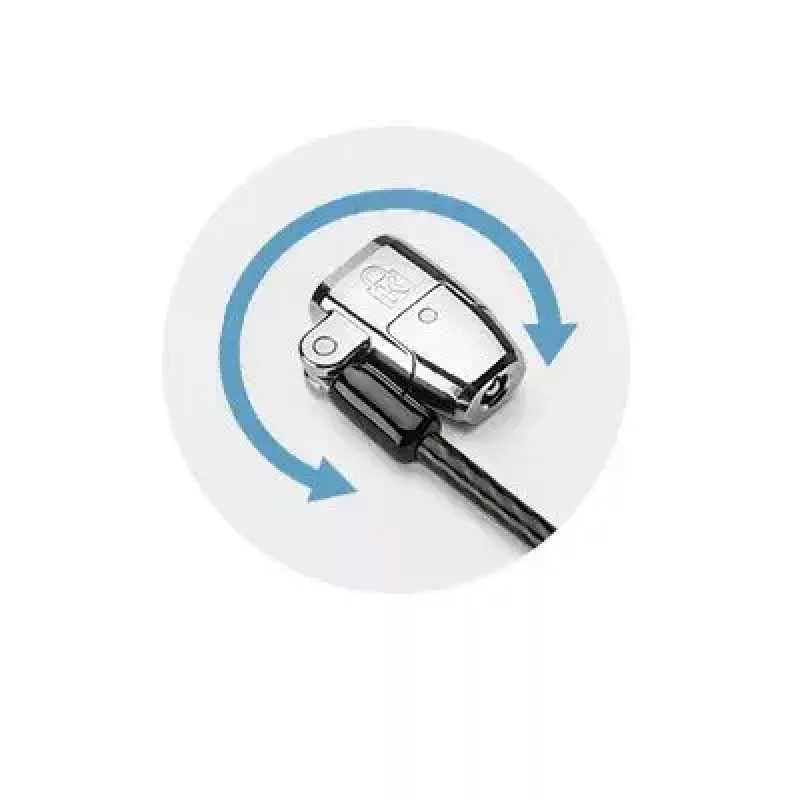 Candado universal con llave Kensington ClickSafe 2.0 para portátiles