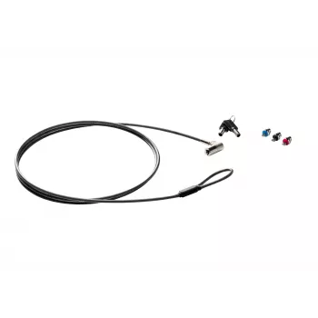 Cable de seguridad con llave HP Sure Key, 1,83 m, llave, negro, plata