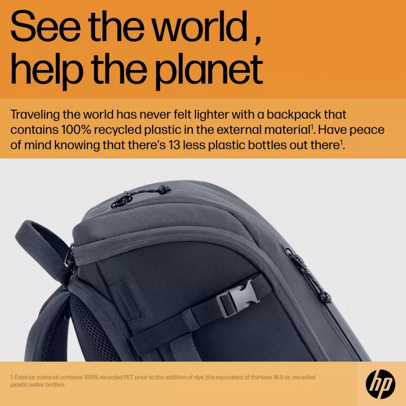 Mochila para portátil HP Travel 25 litros 15.6 Iron gris, mochila, 39,6 cm (15,6