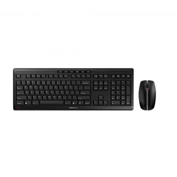 Teclado y ratón CHERRY Stream Desktop oficina RF inalámbrico QWERTY inglés US negro