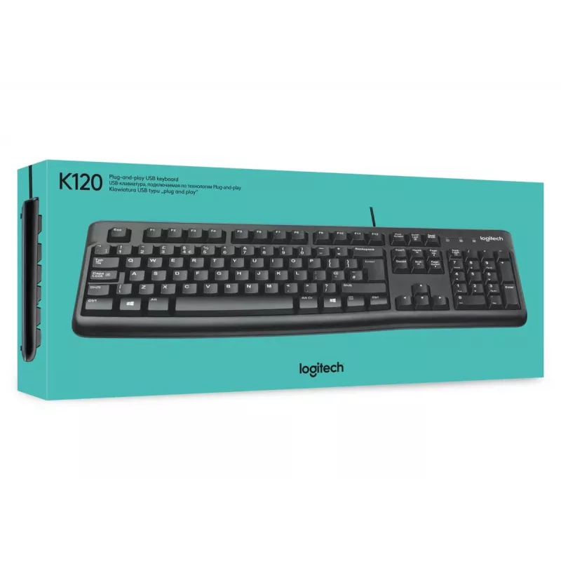 Teclado LOGITECH K120 - para empresas azerty belga