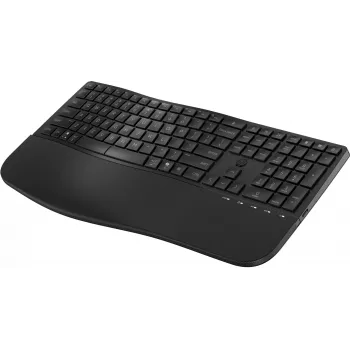 HP 685 Comfort Dual-Mode Keyboard, QWERTY, Full-size (100%), inalámbrico, RF inalámbrico + Bluetooth, membrana, QWERTY, Negro