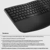 Teclado HP 685 Comfort Dual-Mode 8T6L9UT#ABB, inalámbrico 2,4 GHz, multidispositivo, 23 teclas programables, tamaño completo, QWERTY inglés internacional, negro