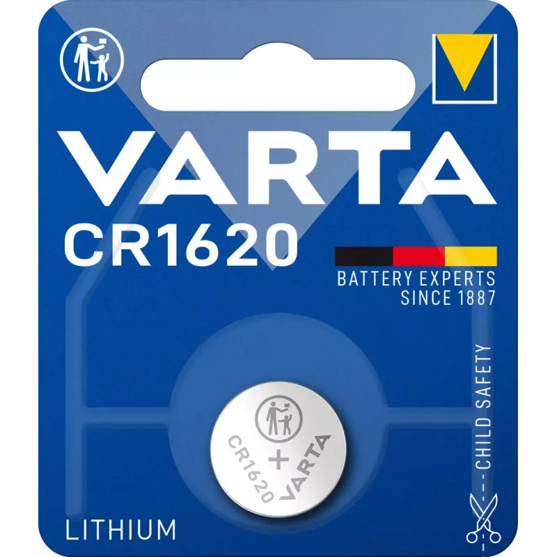 Pila VARTA de litio botón CR1620 3V