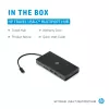 Hub multipuerto USB-C HP Travel – HP 1C1Y5AA, host USB-C, HDMI 2.0, VGA, 1×RJ-45, 2×USB-A 3.2 Gen1, 2×USB 2.0, lector de tarjetas MicroSD, Negro