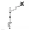 Neomounts DS60-425WH1 Brazo para monitor 17-27 inch - que ahorra espacio, pinza/pasacables, 8 kg, 43,2 cm (17 inch), 68,6 cm (27 inch), 100 x 100 mm, Blanco
