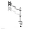 Neomounts DS60-425WH1 Brazo para monitor 17-27 inch - que ahorra espacio, pinza/pasacables, 8 kg, 43,2 cm (17 inch), 68,6 cm (27 inch), 100 x 100 mm, Blanco